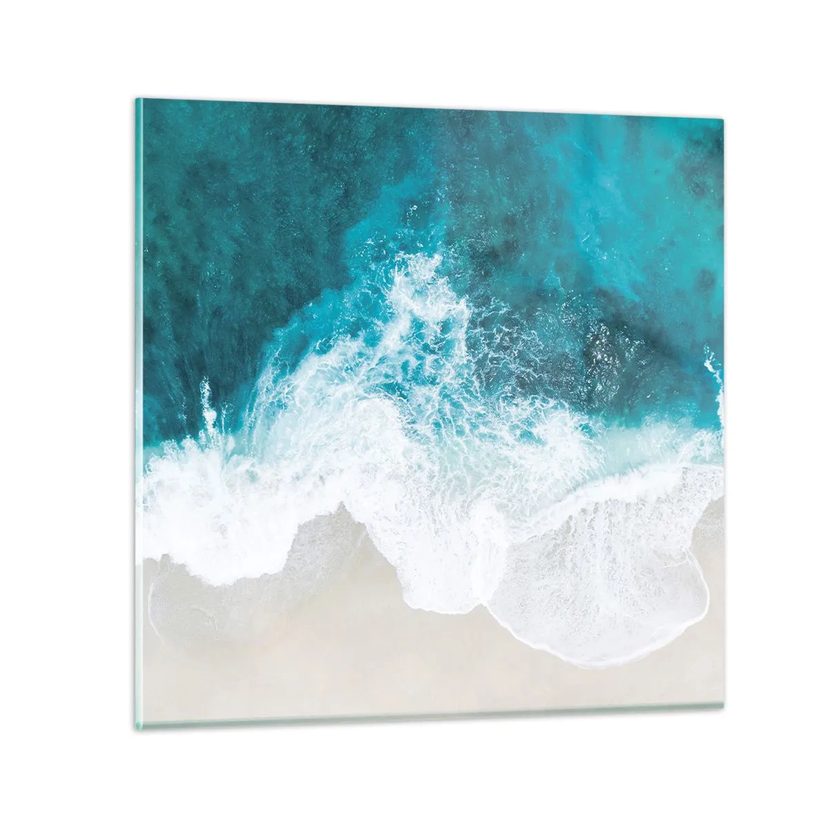 Impression sur verre - Image sur verre - Caresse naturelle - 50x50 cm