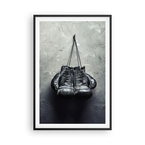 Affiche dans un cadre noir - Poster - Un temps pour se battre et un temps pour la paix - 61x91 cm