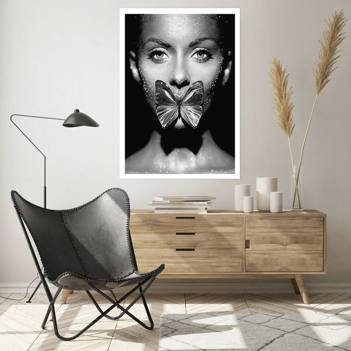 Affiche - Poster - Baiser papillon - 61x91 cm