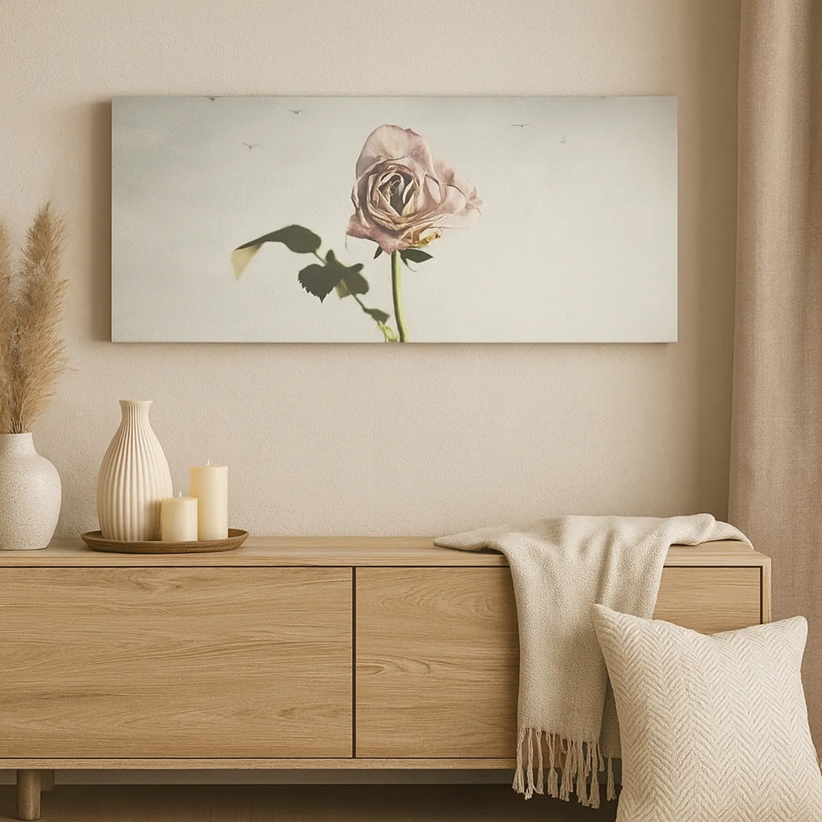 Impression sur toile - Image sur toile - Bonjour de printemps - 30x30 cm