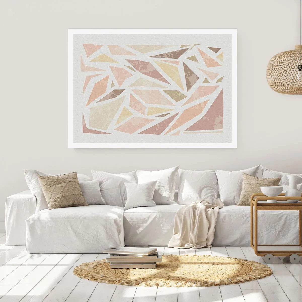 Affiche - Poster - Composition de vitraux - 70x50 cm