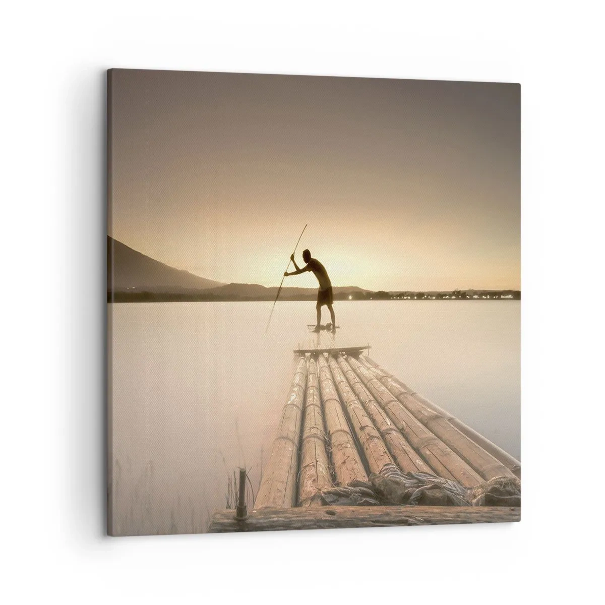 Impression sur toile - Image sur toile - Avant la fin du jour - 50x50 cm