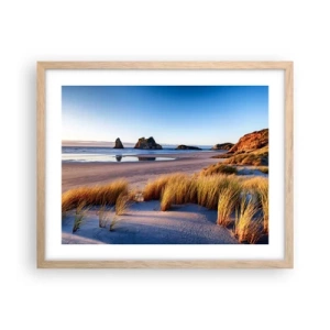 Affiche dans un chêne clair - Poster - Pour les chercheurs de paix - 50x40 cm