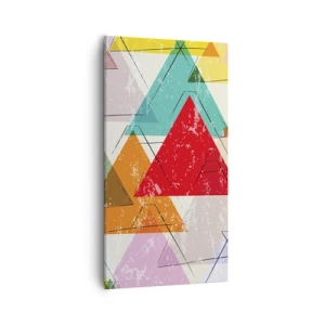 Impression sur toile - Image sur toile - Trois par trois - 55x100 cm