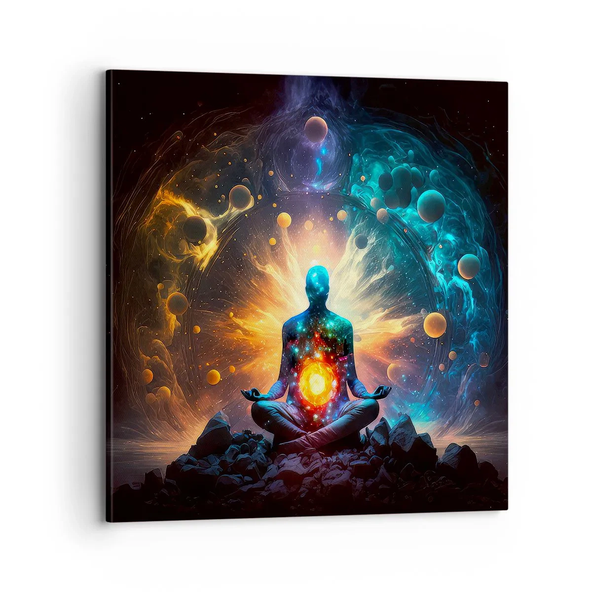 Impression sur toile - Image sur toile - Paix cosmique - 70x70 cm