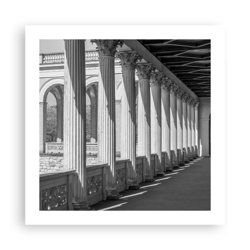 Affiche - Poster - Arcade ensoleillée - 50x50 cm
