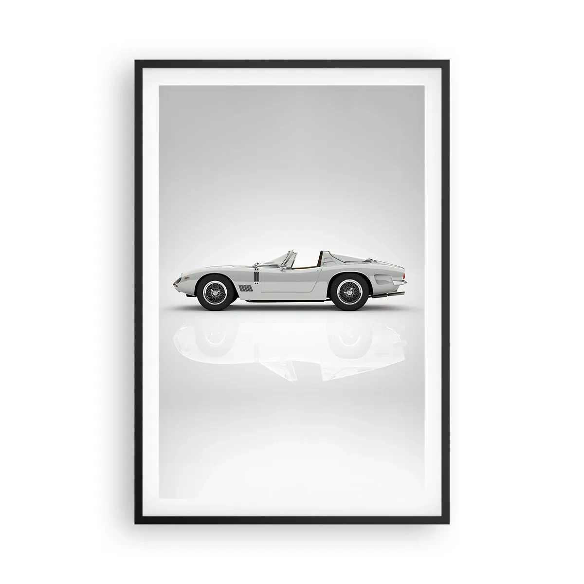 Affiche dans un cadre noir - Poster - Promesse de plaisir - 61x91 cm