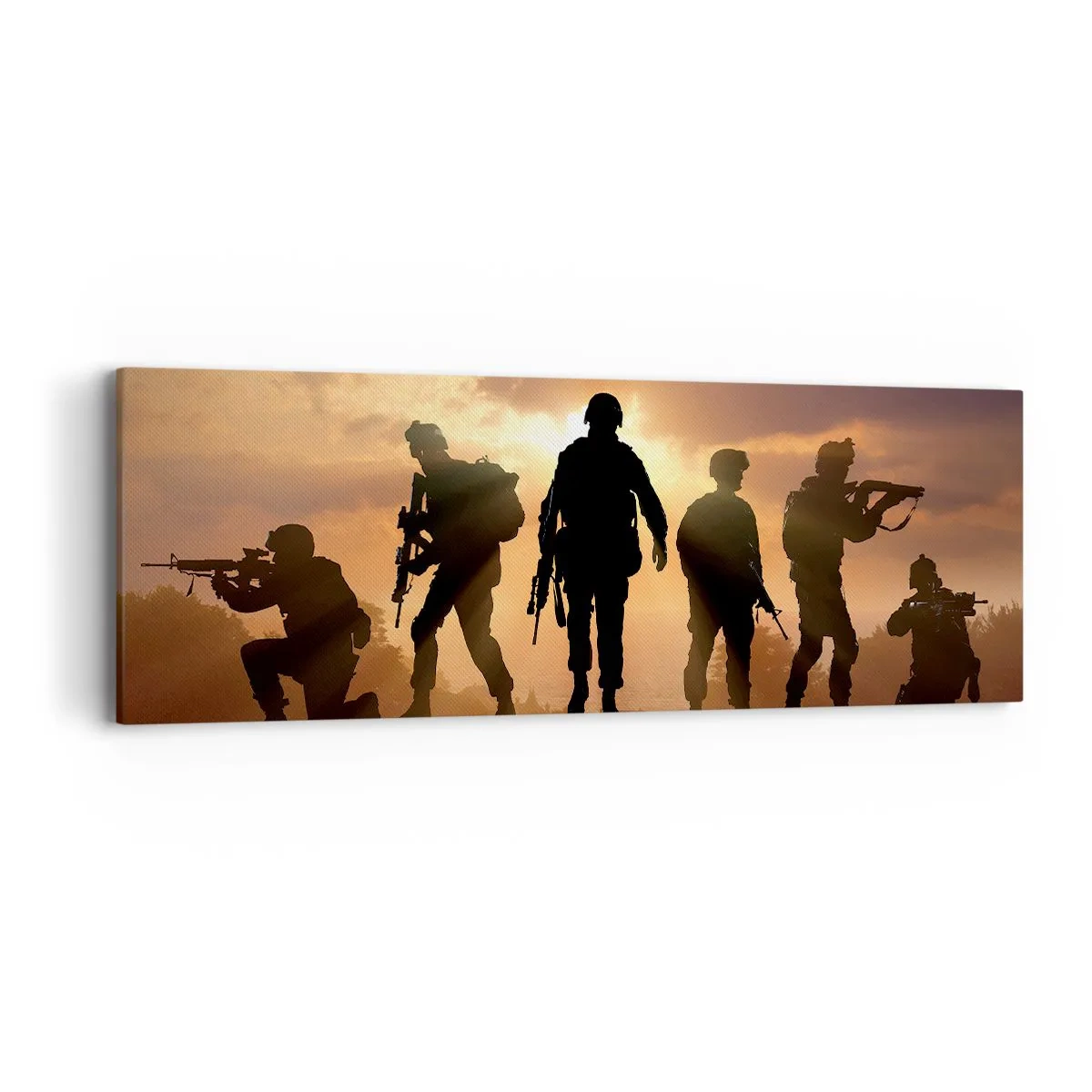 Impression sur toile - Image sur toile - Brothers in arms - 90x30 cm