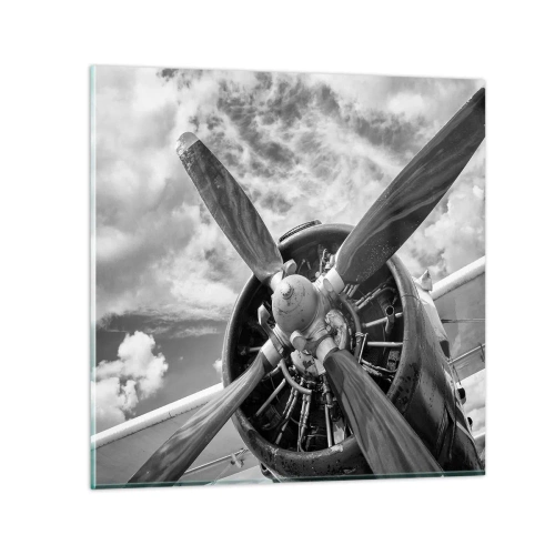 Impression sur verre - Image sur verre - Dompteur de ciel - 70x70 cm