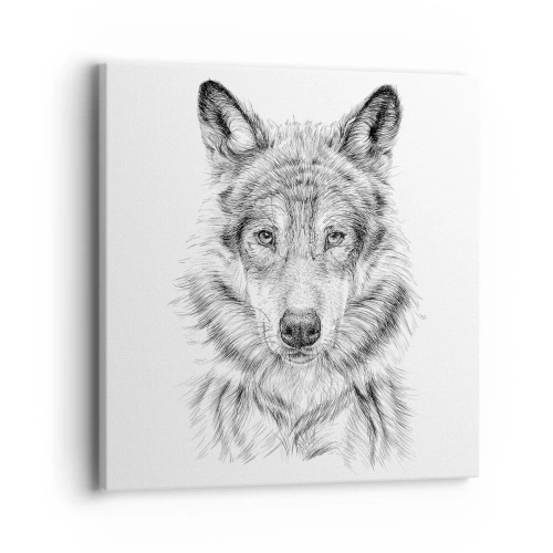 Impression sur toile - Image sur toile - Un leader né - 40x40 cm