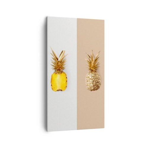 Impression sur toile - Image sur toile - Ananas pour nous - 45x80 cm