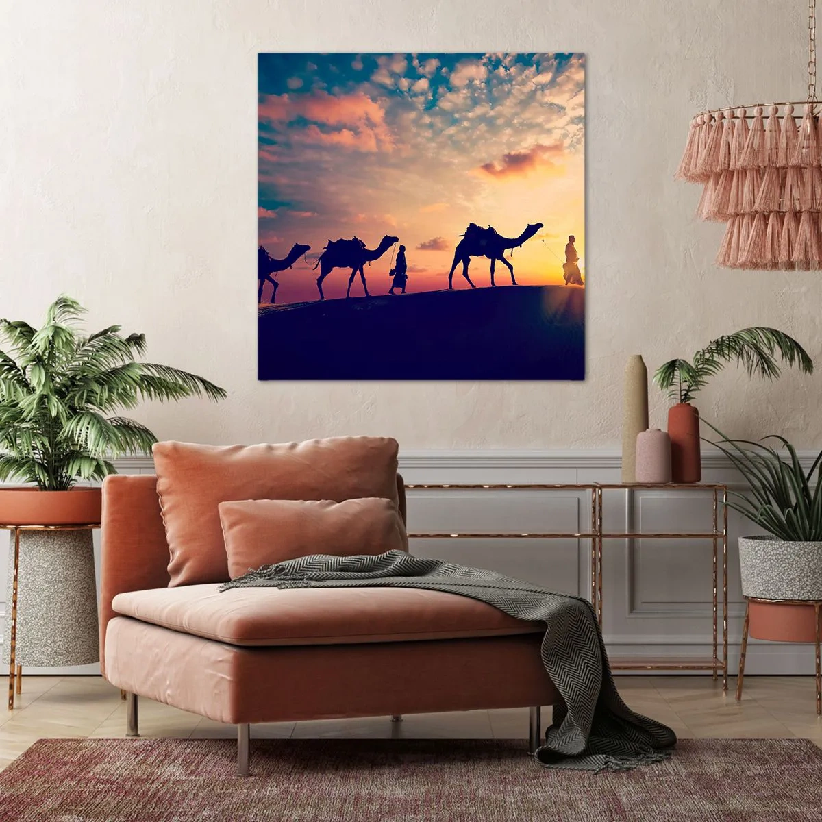 Impression sur toile - Image sur toile - L'esprit mystérieux de l'Orient - 60x60 cm