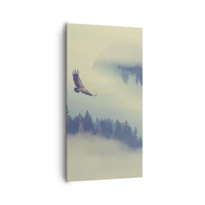 Impression sur toile - Image sur toile - J'ai vu l'ombre d'un aigle - 65x120 cm