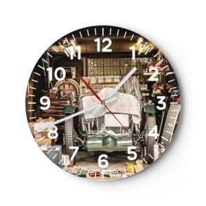 Horloge murale - Pendule murale - Retour vers le passé - 40x40 cm
