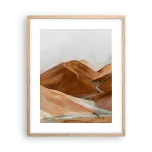 Affiche dans un chêne clair - Poster - A la source - 40x50 cm