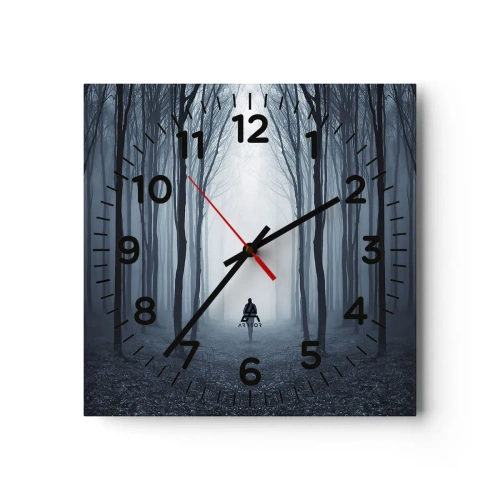 Horloge murale - Pendule murale - Tout est simple et clair - 30x30 cm