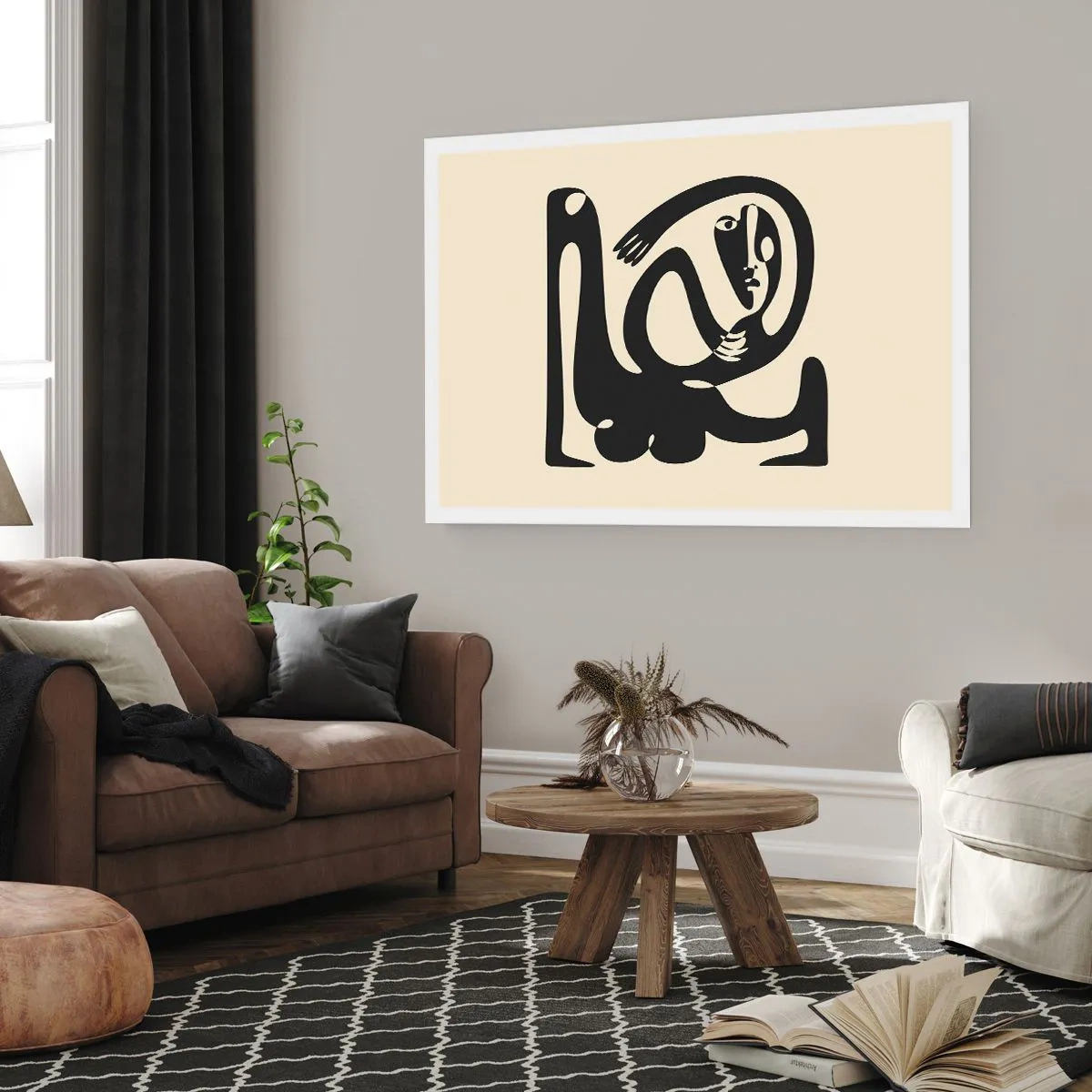 Affiche - Poster - Presque du Picasso - 40x30 cm