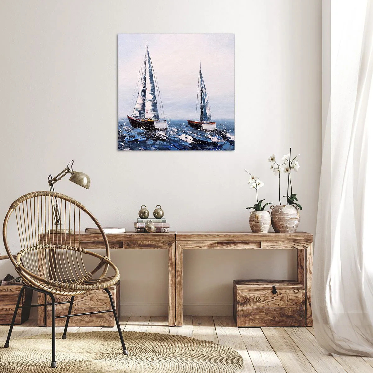 Impression sur toile - Image sur toile - Confrérie du vent - 60x60 cm