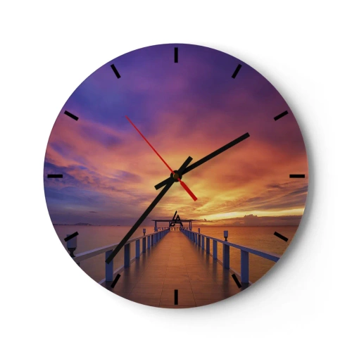 Horloge murale - Pendule murale - Sans fin - 40x40 cm