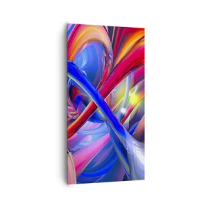 Impression sur toile - Image sur toile - La danse des nuances - 65x120 cm