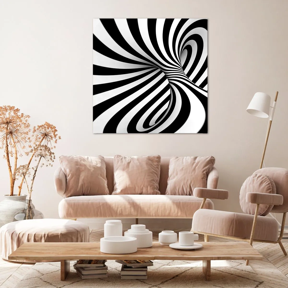 Impression sur toile - Image sur toile - Composition : espace de danse - 60x60 cm