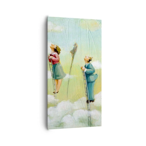 Impression sur toile - Image sur toile - Derrière ton rêve - 65x120 cm