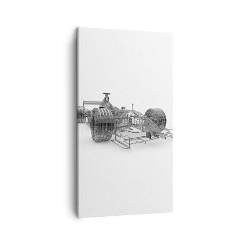 Impression sur toile - Image sur toile - Design parfait - idée de course - 45x80 cm