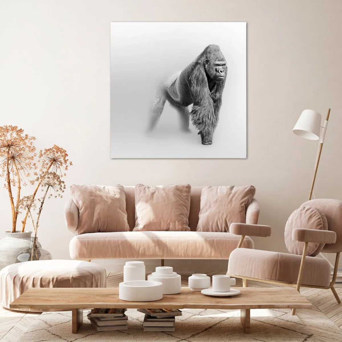 Impression sur toile - Image sur toile - Confiant en sa force - 40x40 cm