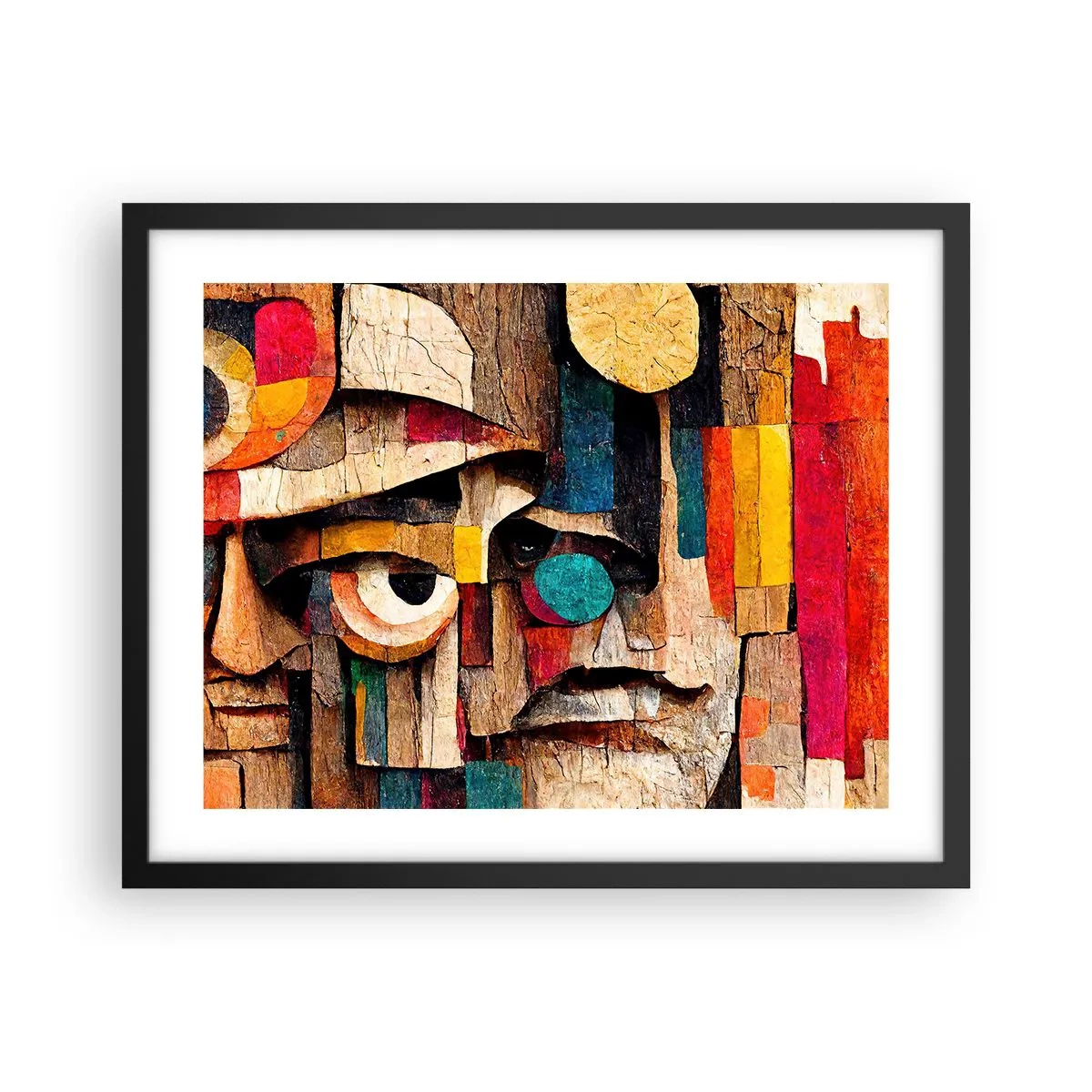 Affiche dans un cadre noir - Poster - Je te vois… - 50x40 cm