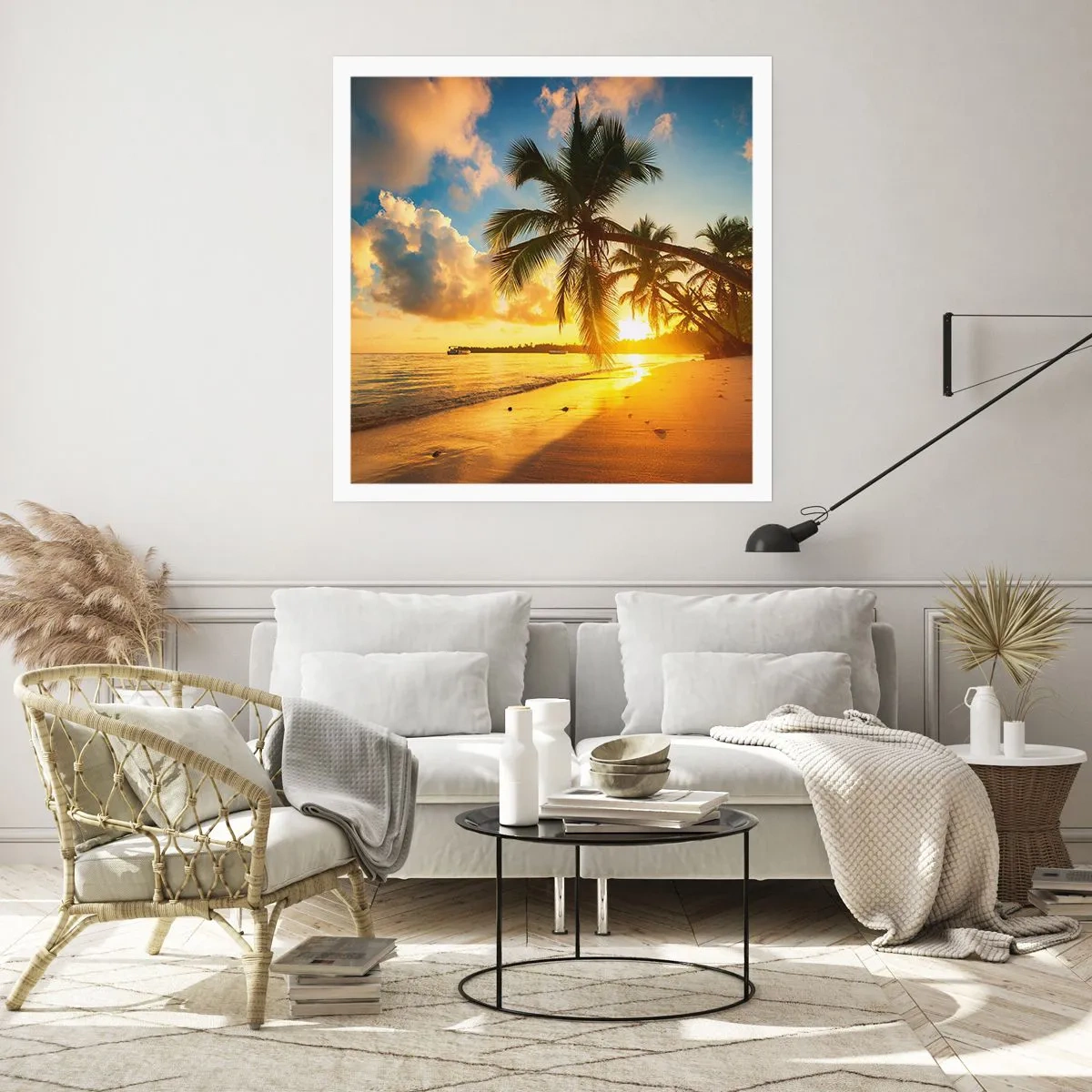 Affiche - Poster - Rêve caribéen - 50x50 cm