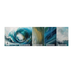 Échantillon de Papier Peint Premium Sand - Portail maritime - Océan, Vague, Morceau - 100x30 cm