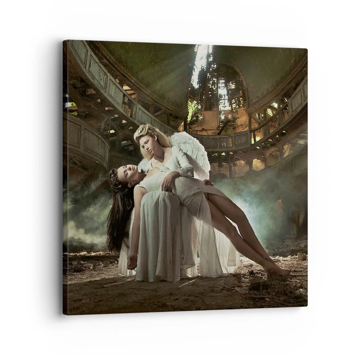 Impression sur toile - Image sur toile - L'esprit du théâtre ancien - 30x30 cm