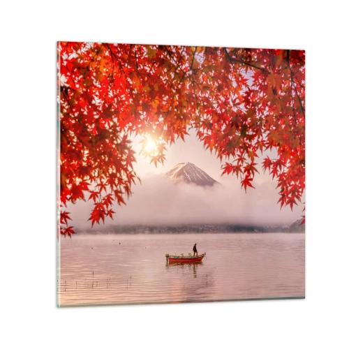 Impression sur verre - Image sur verre - Dans le climat japonais - 60x60 cm