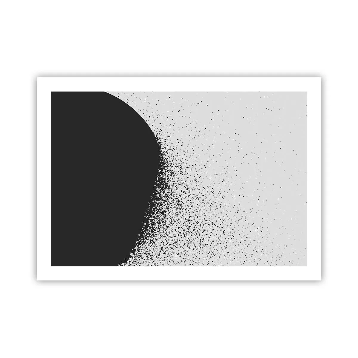Affiche - Poster - Mouvement des molécules - 70x50 cm