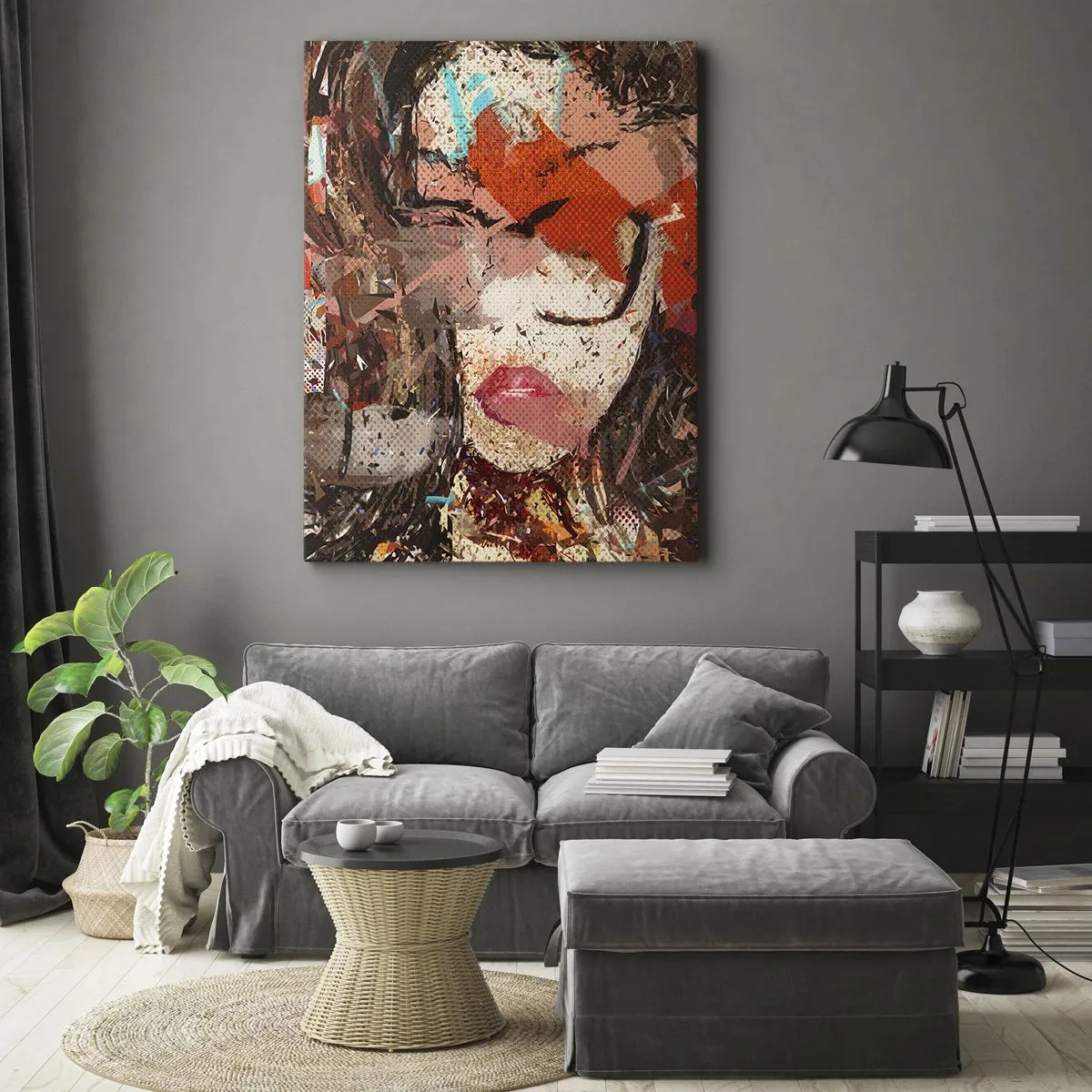 Impression sur toile - Image sur toile - Personne ne sait ce que tu es vraiment - 65x120 cm