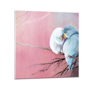 Impression sur verre - Image sur verre - Que dire de plus?... - 70x70 cm