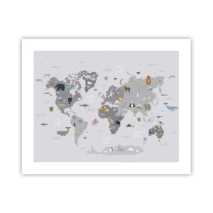 Affiche - Poster - Dis-moi d'où tu viens... - 50x40 cm