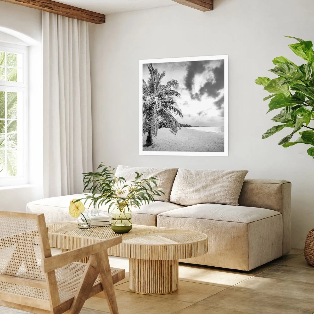 Affiche - Poster - Quand tu aspires à la solitude - 60x60 cm