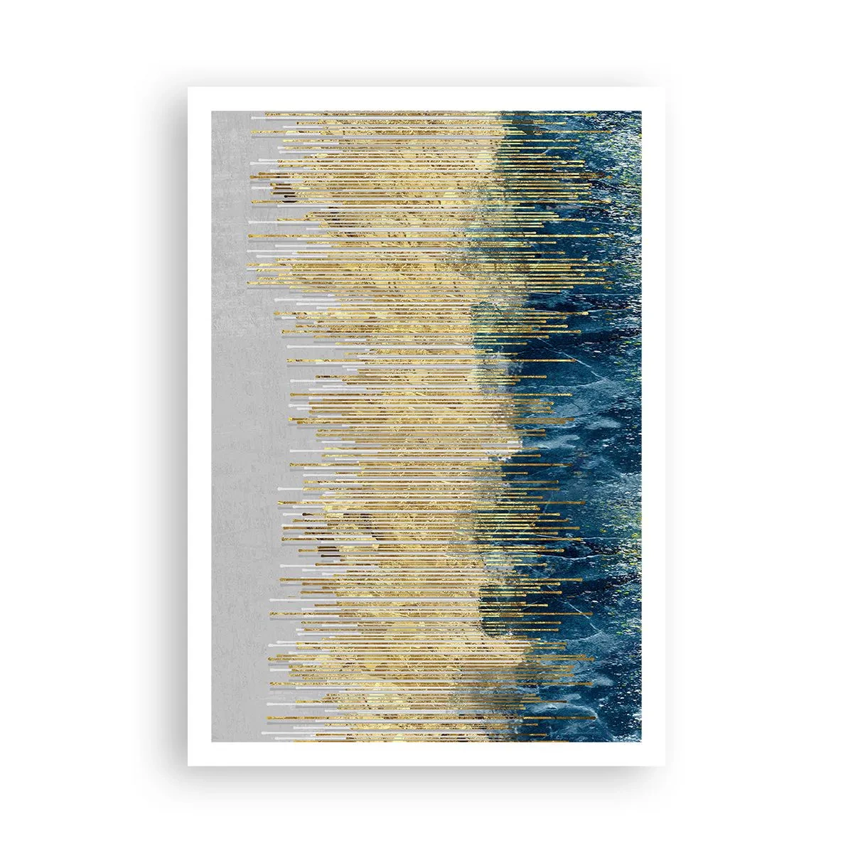 Affiche - Poster - Bordure dorée - 70x100 cm