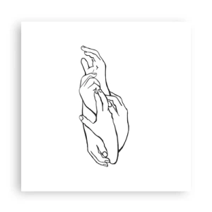 Affiche - Poster - Bon contact - 60x60 cm