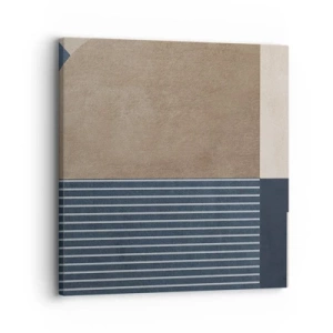 Impression sur toile - Image sur toile - Composition simple et en rondeur - 30x30 cm