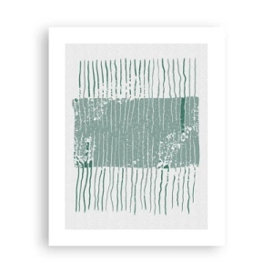 Affiche - Poster - Abstraction de la mer - 40x50 cm