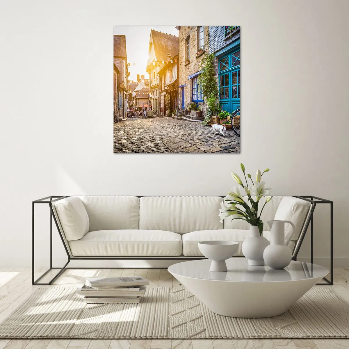 Impression sur verre - Image sur verre - Aux confins du monde - 40x40 cm