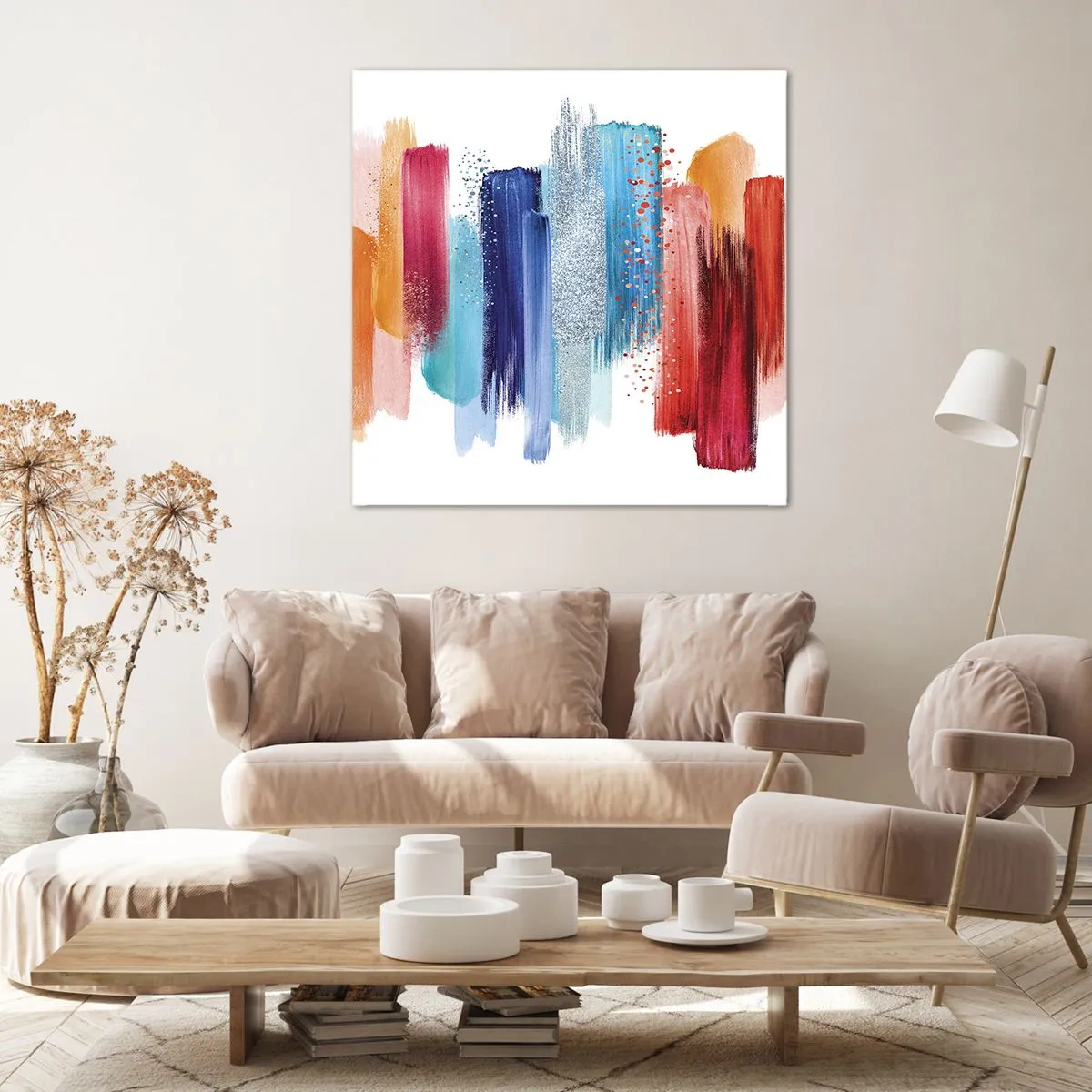 Impression sur toile - Image sur toile - En haut et en bas - 40x40 cm