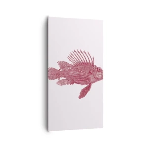 Impression sur toile - Image sur toile - Un habitant des eaux exotiques - 65x120 cm