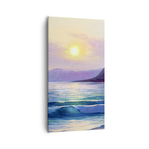 Impression sur toile - Image sur toile - Cristal d'eau et d'air - 55x100 cm