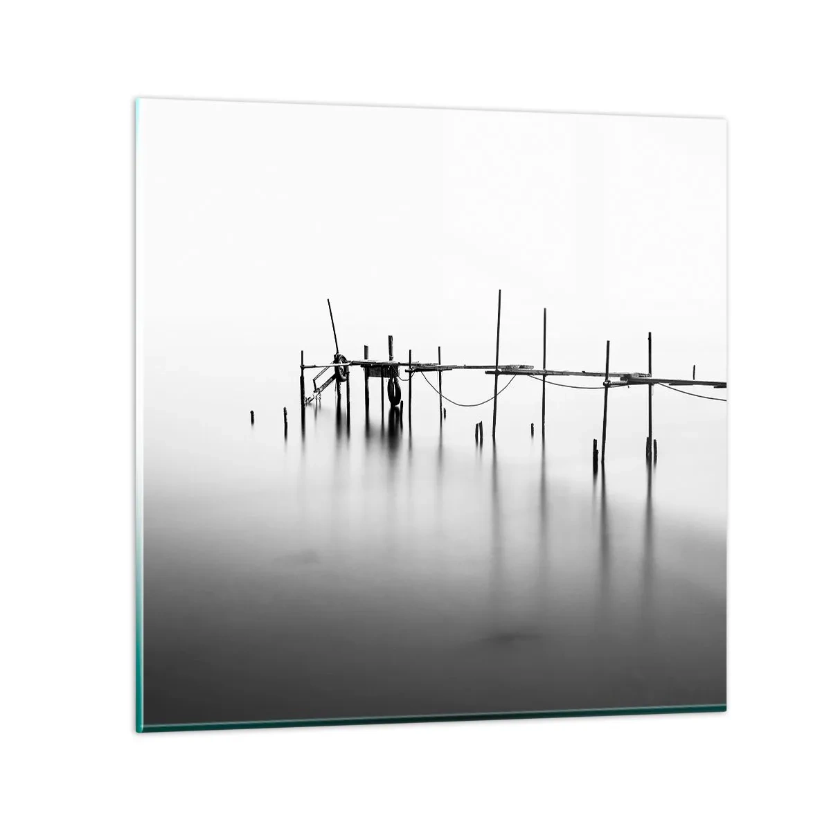 Impression sur verre - Image sur verre - Et s'il n'y avait pas de monde ? - 70x70 cm