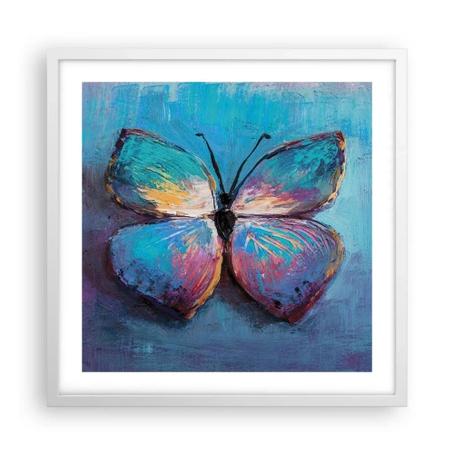 Affiche dans un cadre blanc - Poster - Dans toute sa splendeur - 50x50 cm