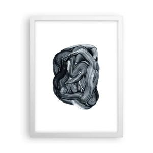 Affiche dans un cadre blanc - Poster - Ce n'est pas si simple - 30x40 cm