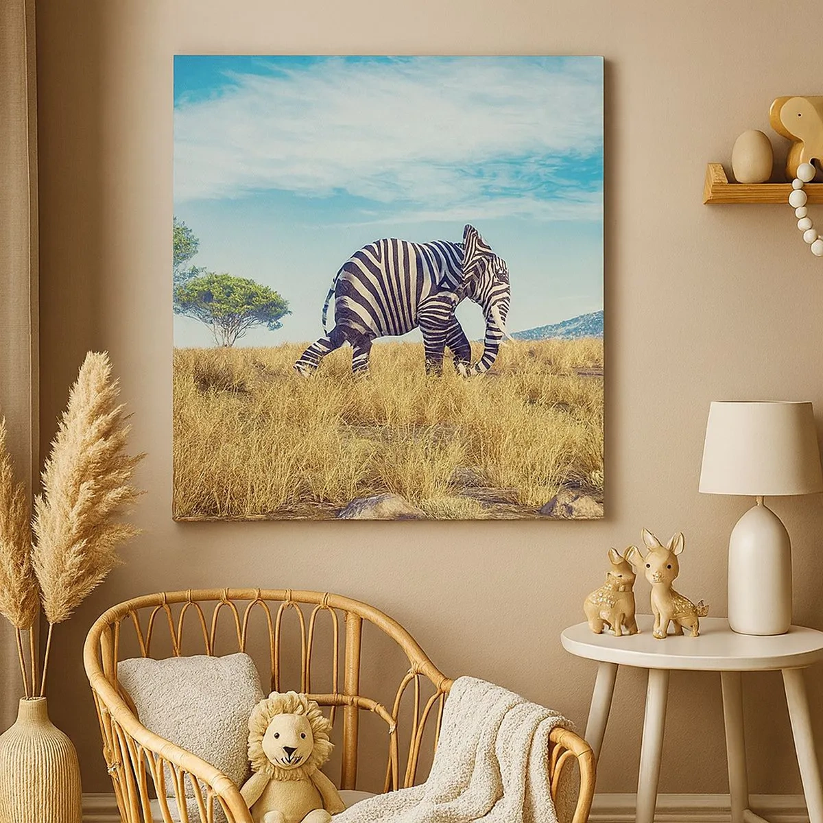 Impression sur toile - Image sur toile - Le gris n'est déjà plus à la mode - 30x30 cm